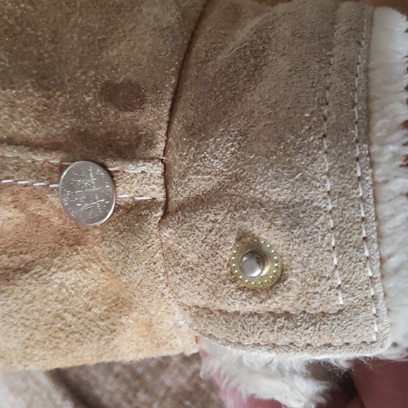 100% Suede Leather Jacket - Picture 12 of 13